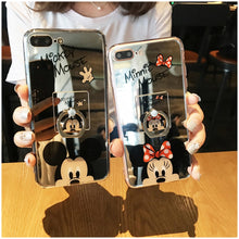 Load image into Gallery viewer, Lovely Mirror  Mickey Minie Mouse Case For iPhone