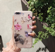 Load image into Gallery viewer, 3D Cute Flower Silicone Matte Case For iPhone