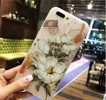 Load image into Gallery viewer, 3D Cute Flower Silicone Matte Case For iPhone