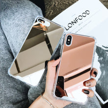 Load image into Gallery viewer, Luxury Plating Mirror Phone Case Cover For iPhone
