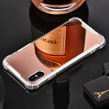 Load image into Gallery viewer, Luxury Plating Mirror Phone Case Cover For iPhone