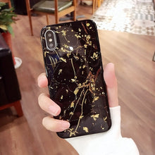 Load image into Gallery viewer, Luxury Gold  Marble Phone Case For iPhone