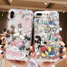 Load image into Gallery viewer, Cute Minnie Mickey Transparent Case For iPhone