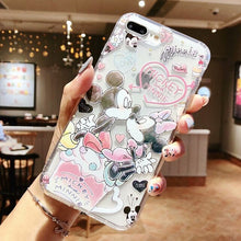 Load image into Gallery viewer, Cute Minnie Mickey Transparent Case For iPhone
