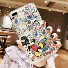 Load image into Gallery viewer, Cute Minnie Mickey Transparent Case For iPhone