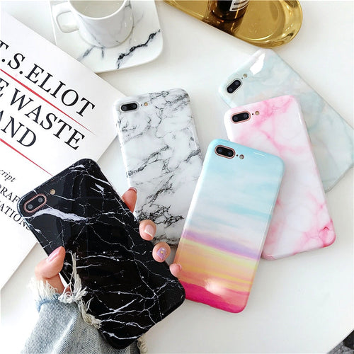 Luxury Marble Phone Case For iPhone