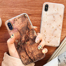 Load image into Gallery viewer, Luxury Gold  Marble Phone Case For iPhone