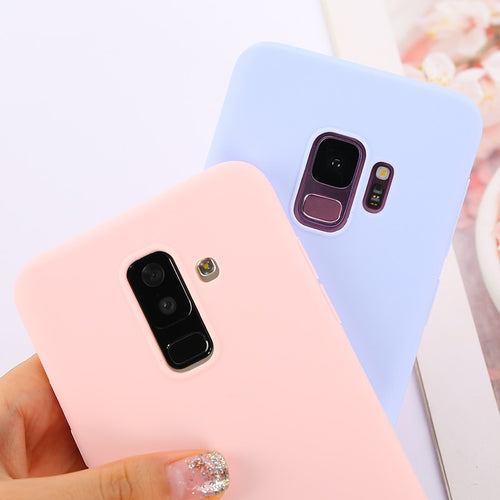 Candy Macaron Color Case For Samsung