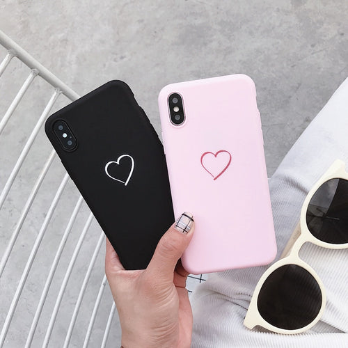 Cute Love Heart Cover For Samsung