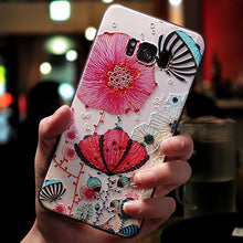 Load image into Gallery viewer, 3D Flower Emboss Case For Samsung