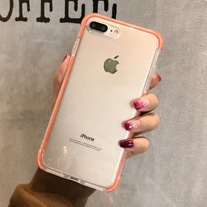 Transparent Silicone Case For iPhone