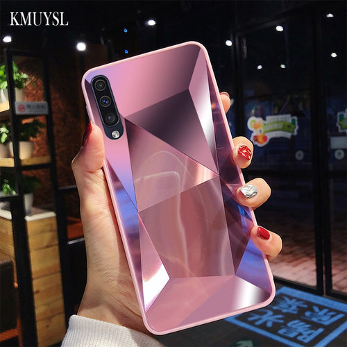 Luxury Diamond  Mirror Glossy For Samsung