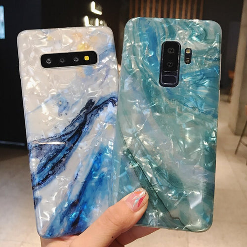 Marble Shell  Case For Samsung