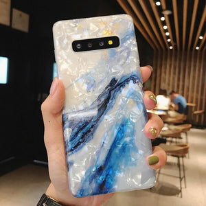 Marble Shell  Case For Samsung