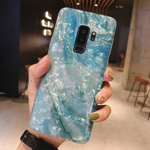 Marble Shell  Case For Samsung