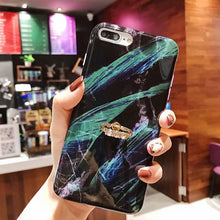 Load image into Gallery viewer, Leaf Flower Glossy Silicone Case For iPhone