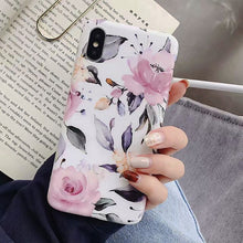 Load image into Gallery viewer, Soft Floral Phone Case For iPhone