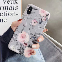 Load image into Gallery viewer, Soft Floral Phone Case For iPhone