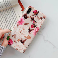 Load image into Gallery viewer, Soft Floral Phone Case For iPhone