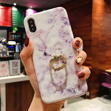 Load image into Gallery viewer, Geometric Silicone Ring Case For iPhone
